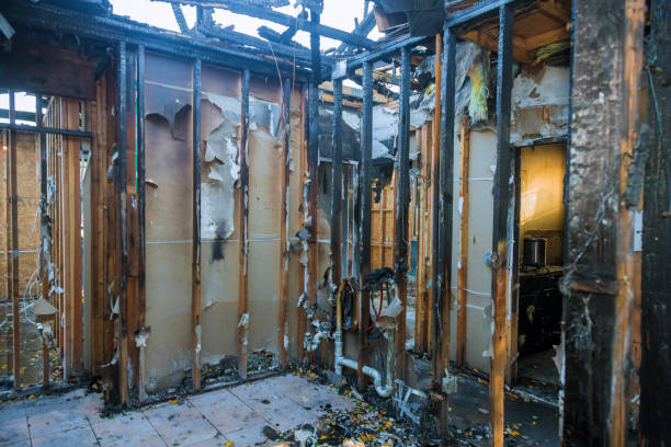 Professional Fire Damage Repair technician working in Englewood, OH